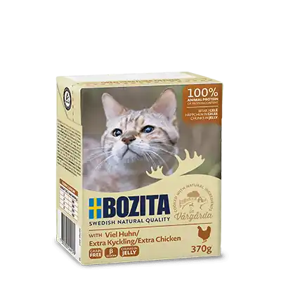 BOZITA Kawa艂ki mi臋sa z kurczakiem w galaretce 370g Szybka wysyłka