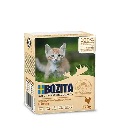 BOZITA KITTEN Kawa艂ki mi臋sa z kurczakiem w sosie 370g Okazja