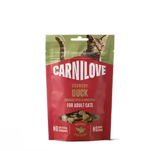 CARNILOVE z kaczk膮 dla kota 50g Nowy