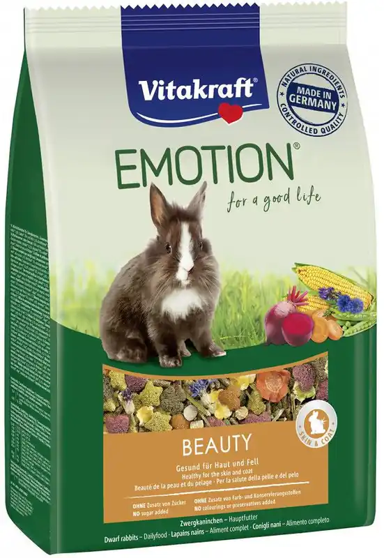 Vitakraft Emotion Beauty Sucha karma dla królika op. 600g Nie przegap