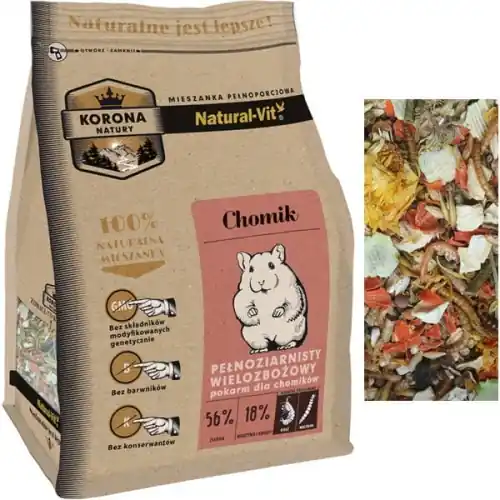 Ograniczona ilość Natural-Vit Korona Natury dla CHOMIKA 1,6kg