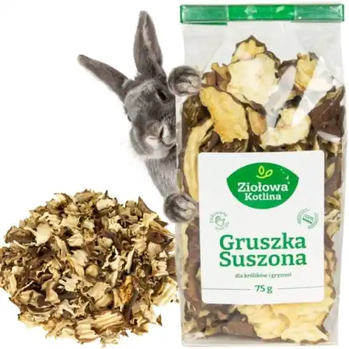 Zio艂owa Kotlina Gruszka Chips 75g Przysmak smako艂yk dla gryzoni Cena promocyjna