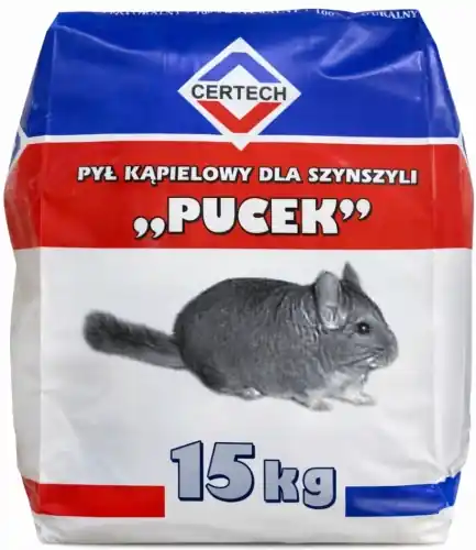 Premium Pucek Py艂 piasek do k膮pieli dla szynszyli 15kg