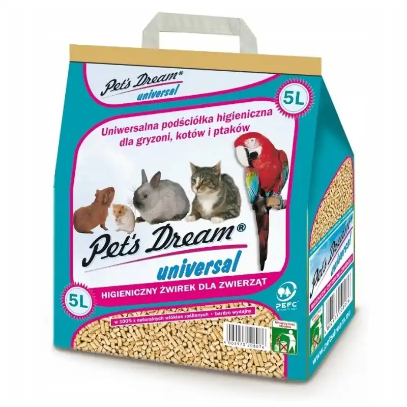 CAT‘S BEST Pet‘s Dream Universal - dla gryzoni, ptaków i kotów 5l / 2,8kg Popularny