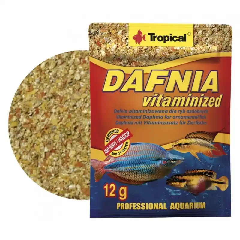 Bestseller TROPICAL Dafnia Witaminizowana - pokarm dla ryb - torebka 12g