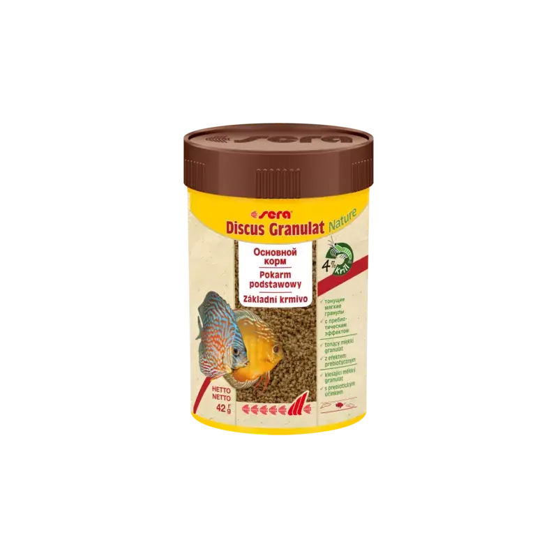 Sprawdź teraz SERA Granulat Discus Granules 100ml - pokarm dla pielęgnic
