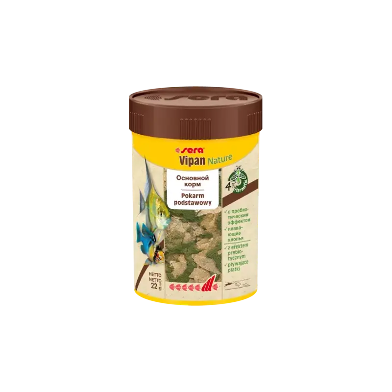 SERA Płatki Vipan Nature 250ml - pokarm premium Rabat