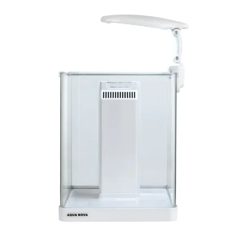 AQUA NOVA Akwarium NANO 14L LED filtr i oświetlenie Biały Darmowy zwrot
