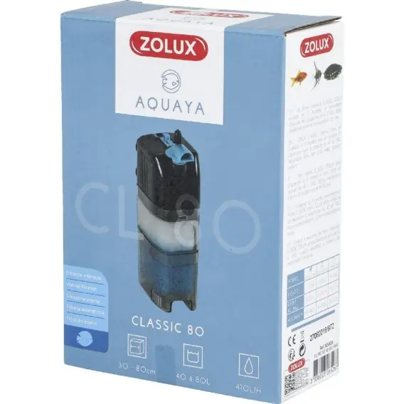 Dostępne od ręki ZOLUX AQUAYA Filtr Classic 80 (326526)