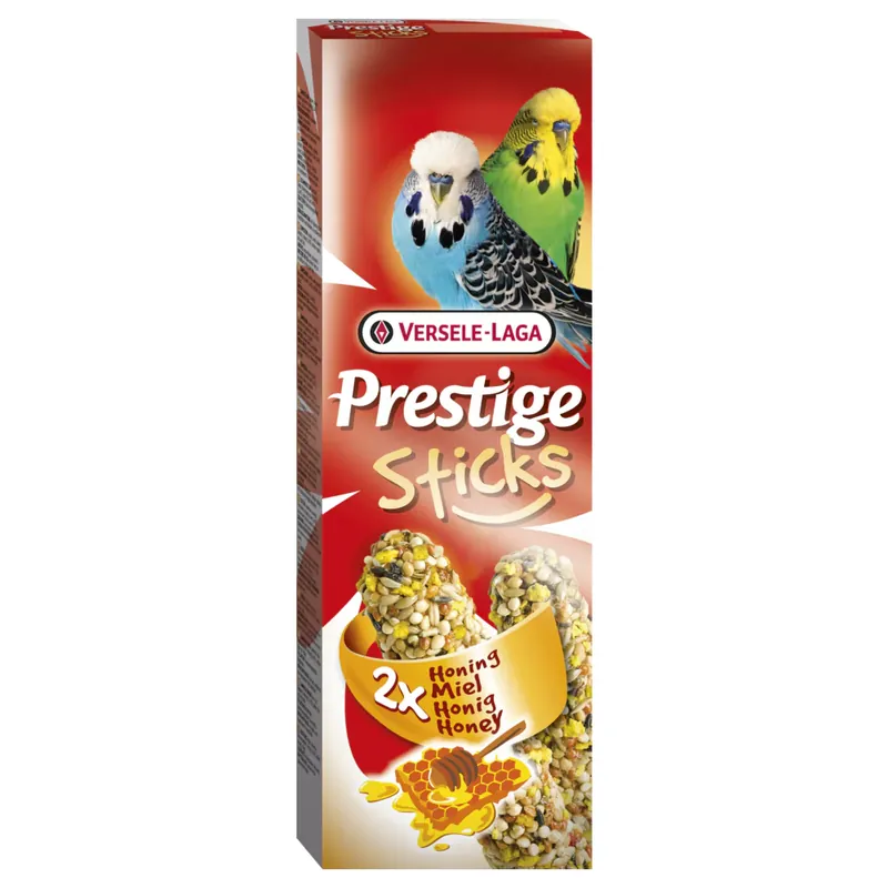 Bezpieczne zakupy Versele Laga Prestige Sticks Budgies Honey Kolby Dla Papużek Falistych 2 szt