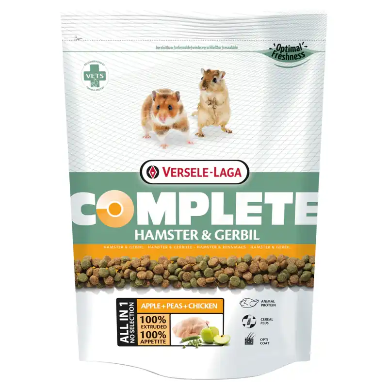 Versele Laga Complete Hamster & Gerbil Ekstrudowana Karma Dla Chomików i Myszoskoczków 500 g Oferta czasowa