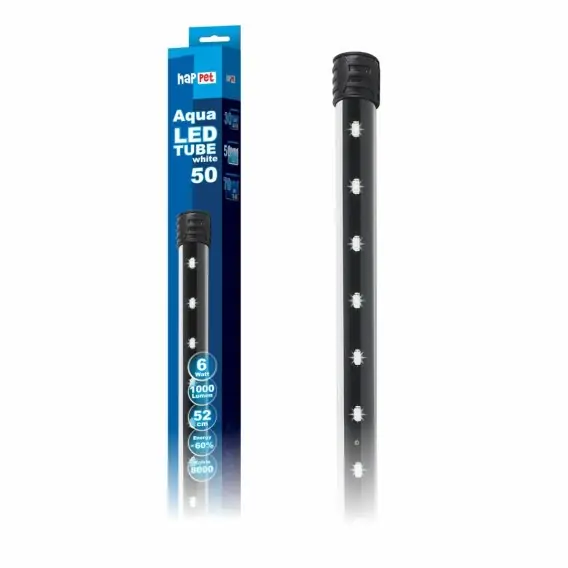 Happet AquaLED Tube White 6W/52 cm – lampa LED do akwarium i terrarium Do wyczerpania zapasów