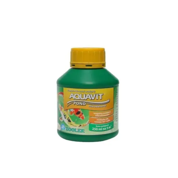 Obniżka ceny Zoolek Aquavit Pond 250ml – kompleksowy preparat mineralny do oczka wodnego