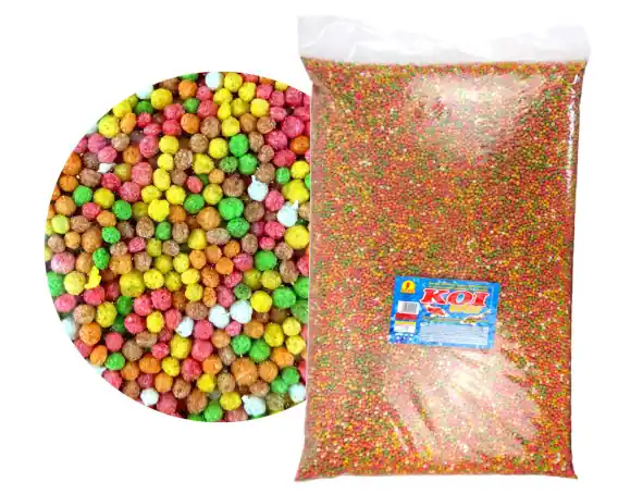 Łatwy zwrot Glopex Koi Color Balls 40L/4,7kg pokarm pływający dla ryb kulki 3.0mm