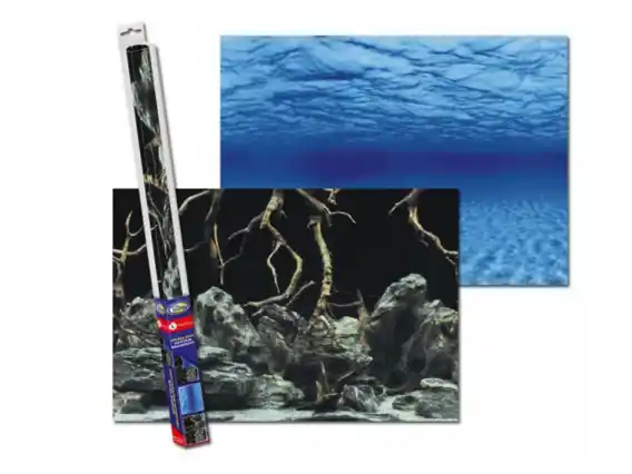 Bezpieczne zakupy AQUA NOVA tło dwustronne TREE ROOTS/WATER L 100x50