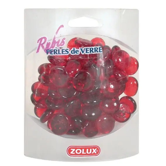 ZOLUX Perełki szklane rubinowe (357519) Ostatnie sztuki