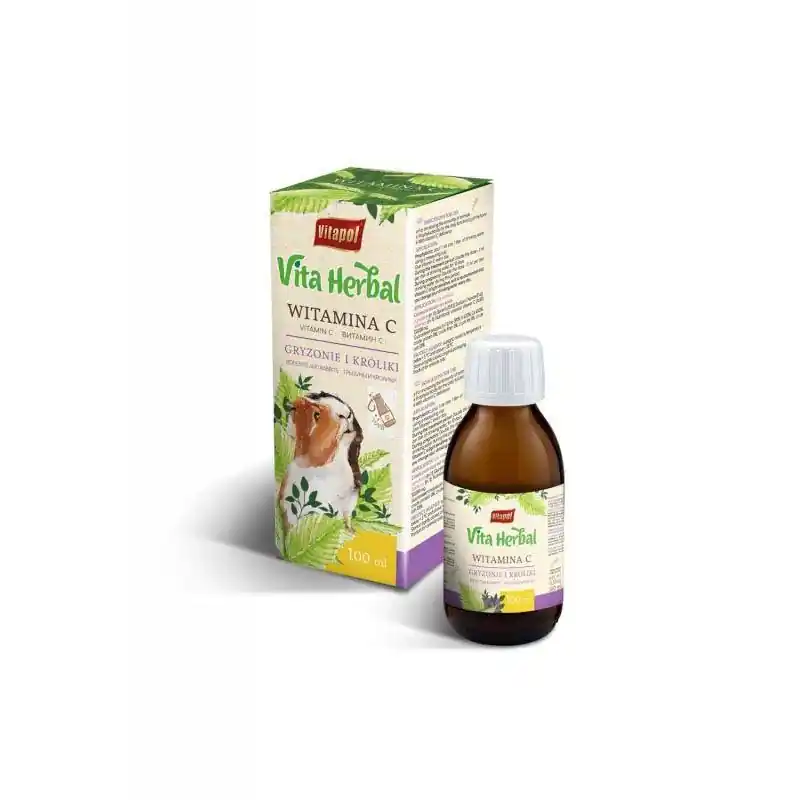 Bezpieczne zakupy Przysmak dla gryzoni Vitapol Herbal witamina C 100ml