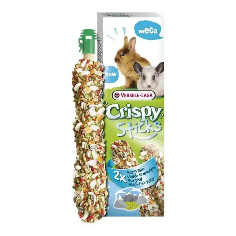 2 kolby dla królików i szynszyli Versele Laga Mega Sticks Rabbits-Chinchillas "Mountain Valley" 140g Wyprzedaż
