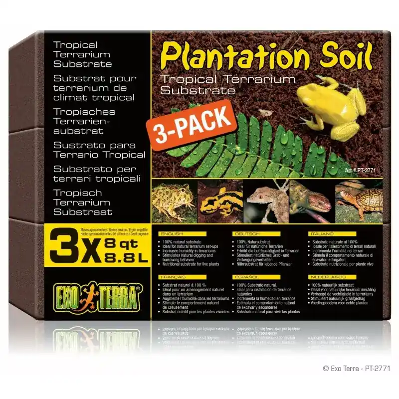Exo Terra Plantation Soil [3x8,8L]podłoże do tropikalnego terrarium Wyprzedaż