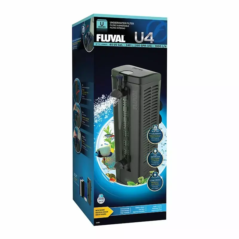 Fluval U4 [1000l/h]filtr wewnętrzny dwuwylotowy do akwarium 130-240l Oferta