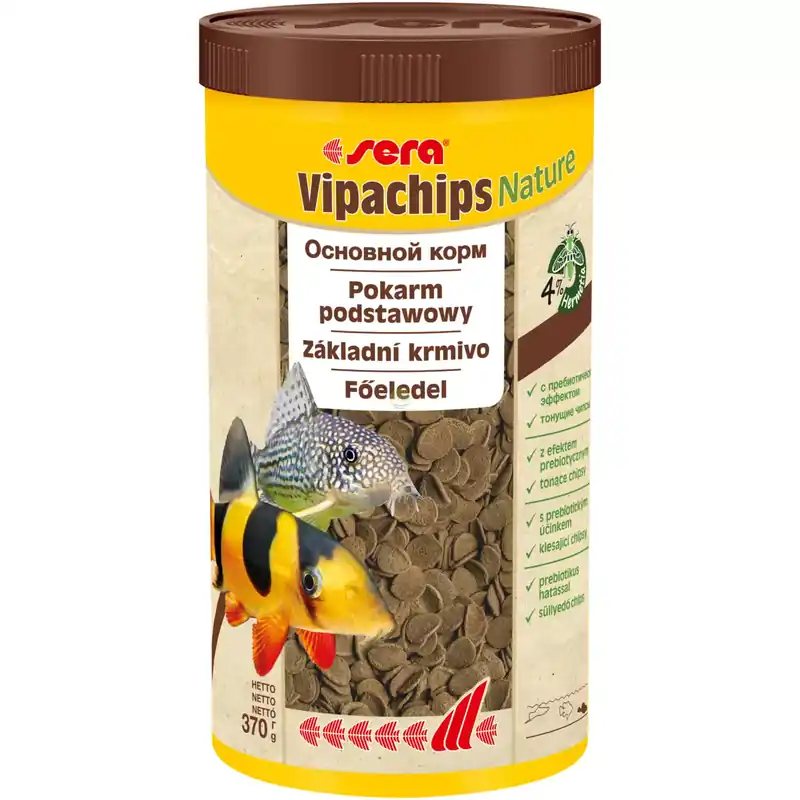 Wysoka jakość Sera Vipachips Nature [1000ml]pokarm podstawowy dla ryb dennych