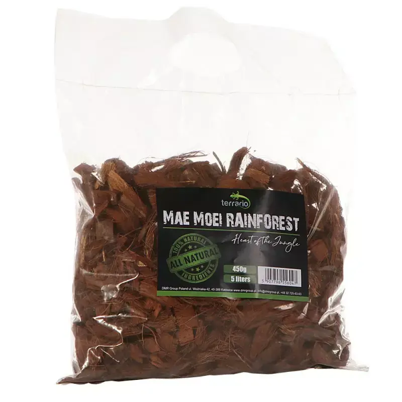 Terrario Mae Moei Rainforest [5l]duże zrębki kokosa Nowy