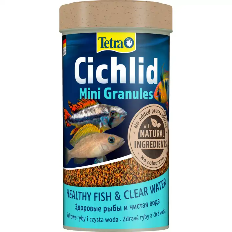 Bezpieczna płatność Tetra Cichlid Mini Granules [250ml]pokarm dla pielęgnic (granulat)