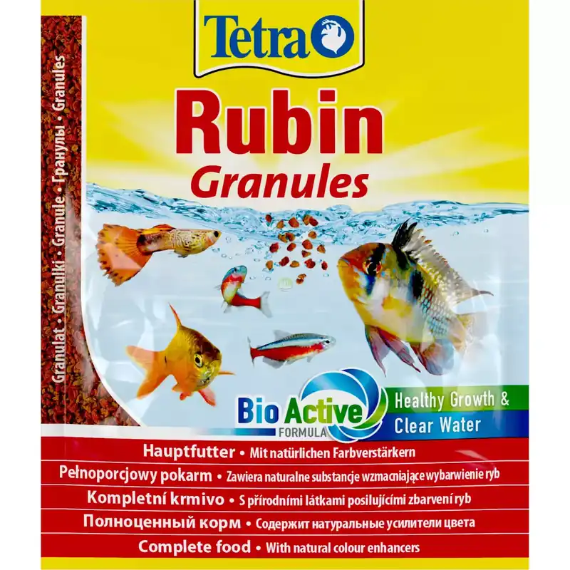 Bestseller Tetra Rubin Granules [15g]pokarm wybarwiający (granulat) - saszetka