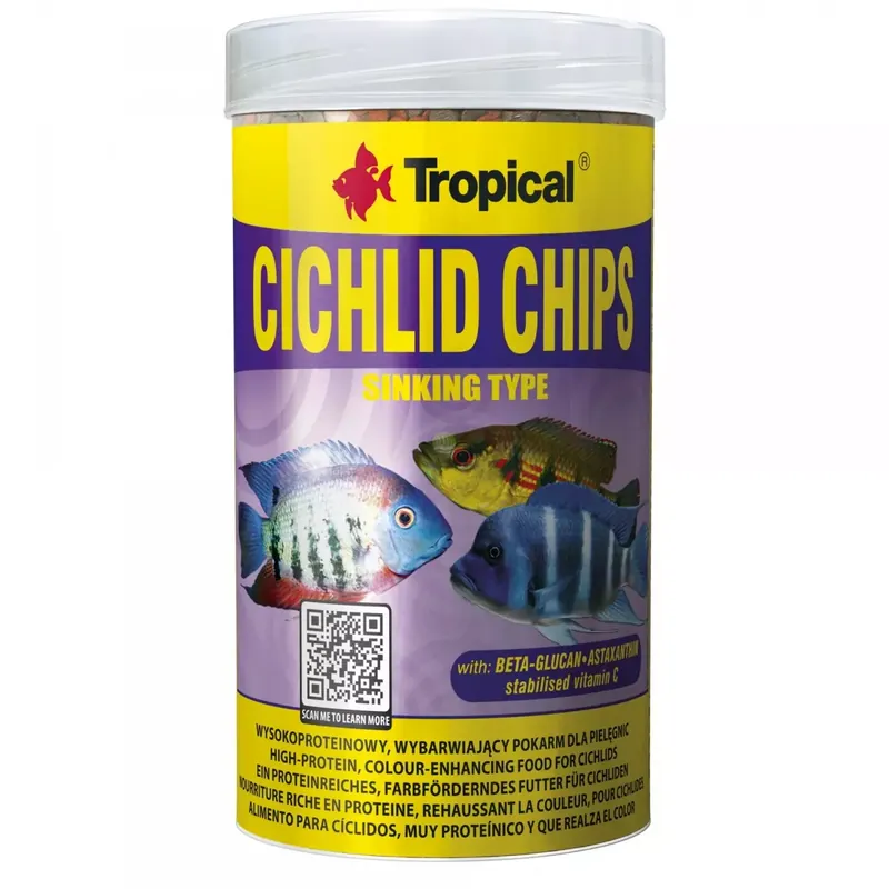 Bestseller Tropical Cichlid Chips [1000ml/520g]