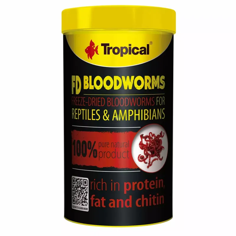 Bestseller Tropical Fd Blood Worms 250ml/17G