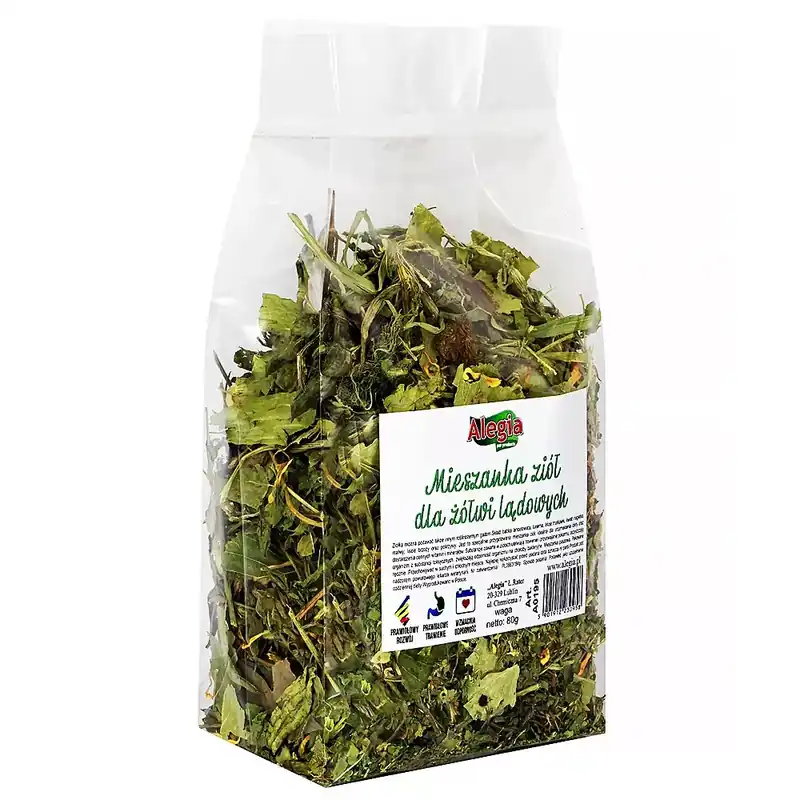 Alegia - codzienne zioła dla Żółwi 80g Bezpieczna płatność