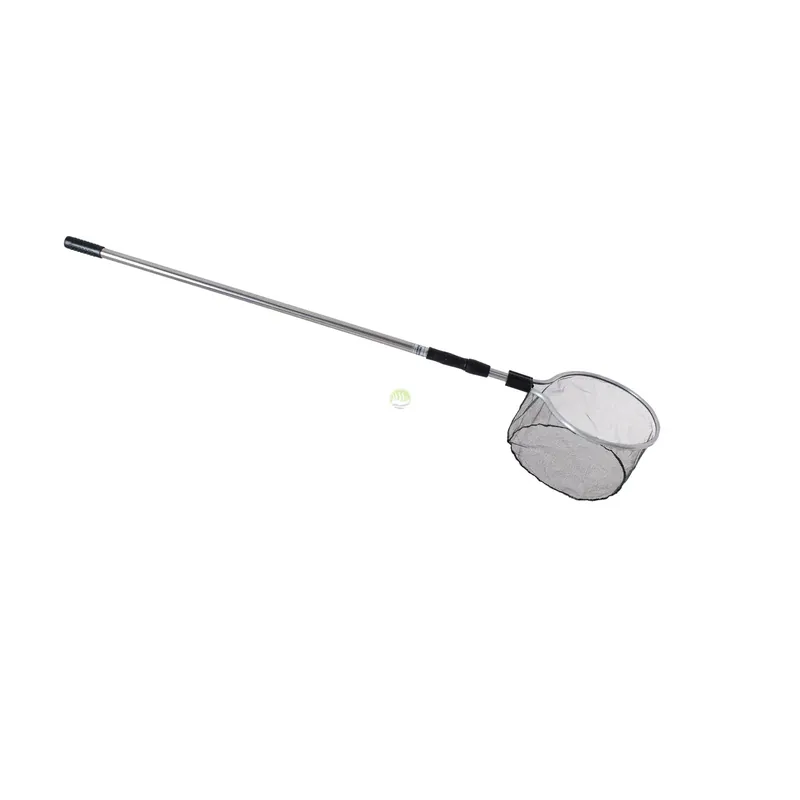 Aluminiowy podbierak 30cm - teleskopowy (1.1-2m) Łatwy zwrot