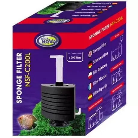 Dodaj do koszyka Aqua Nova NSF-C200Lfiltr gąbkowy narożny do akwarium max 200l