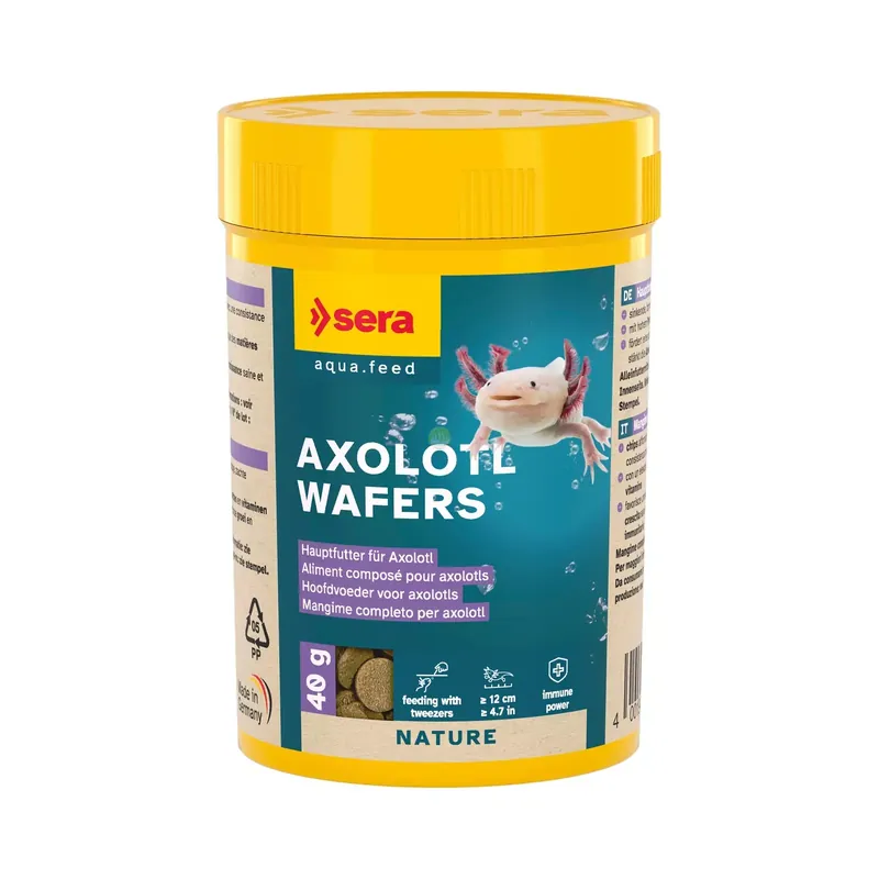 Axolotl Wafers, pokarm, dla aksolotli, chipsy, podstawowy, 100ml (40g), dla aksolotli powyżej 12cm Tylko do końca tygodnia