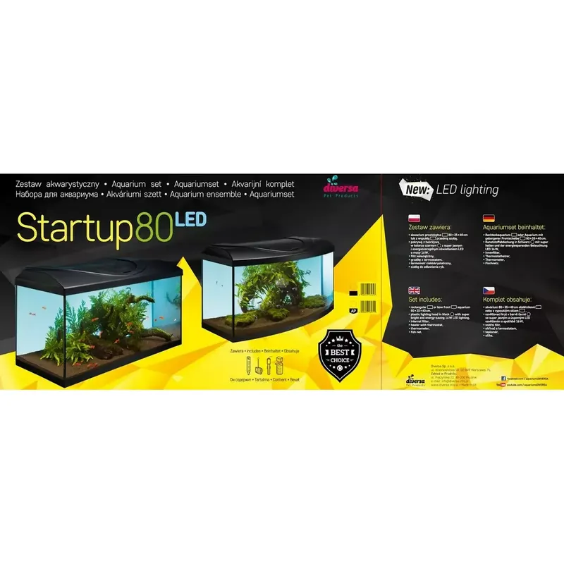 Diversa Zestaw Startup 80 Ap Ledx 16W Czarny Bestseller