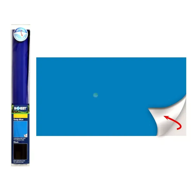HOBBY Tło do akwarium Pre-cut Deep Blue self-adhesive, 100x50cm, s. s. (31214) (AP) Wyprzedaż