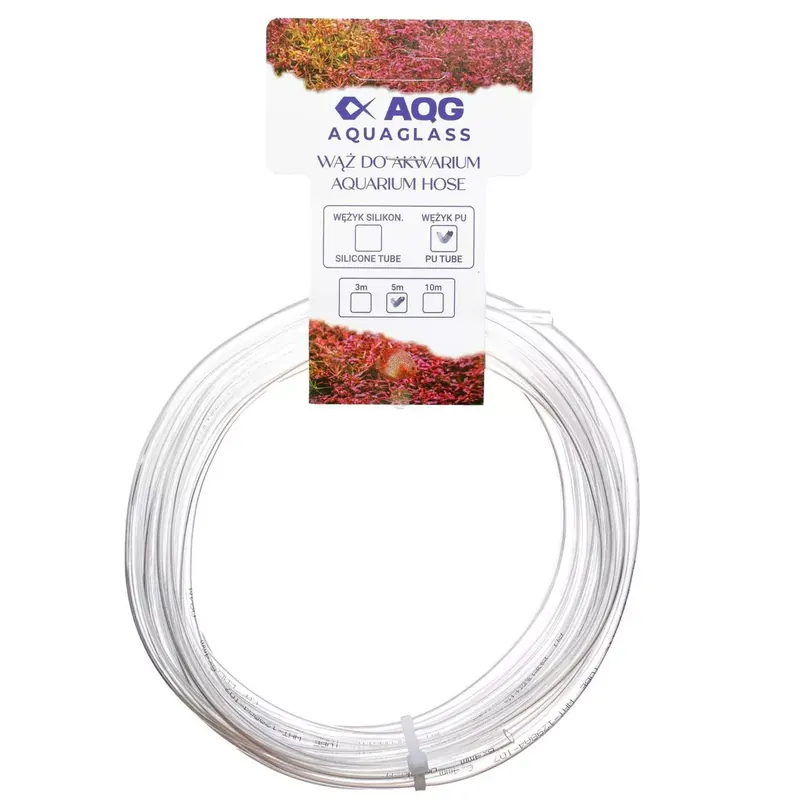 Łatwy zwrot Wężyk do napowietrzania i CO2 AQG PU Tube 4/6mm [5mb]poliuretanowy