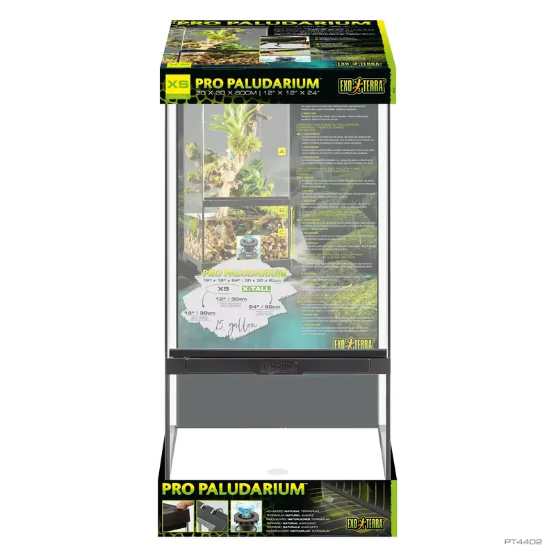 Paludarium Pro, XS, wysokie, 30x30x60cm Rabat