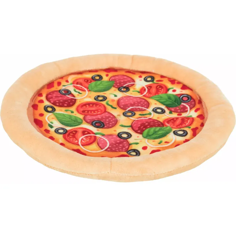 Nowy Pizza, zabawka, dla psa, plusz, 26cm, szeleszcząca
