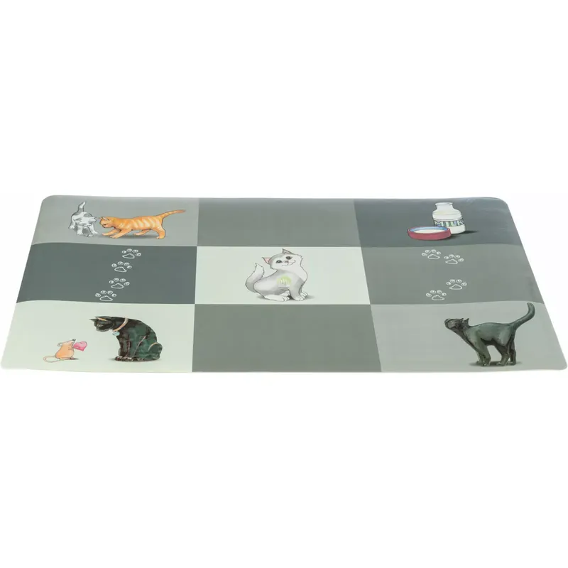 Wyjątkowa oferta Podkładka pod miski Patchwork, 44 x 28cm, szara