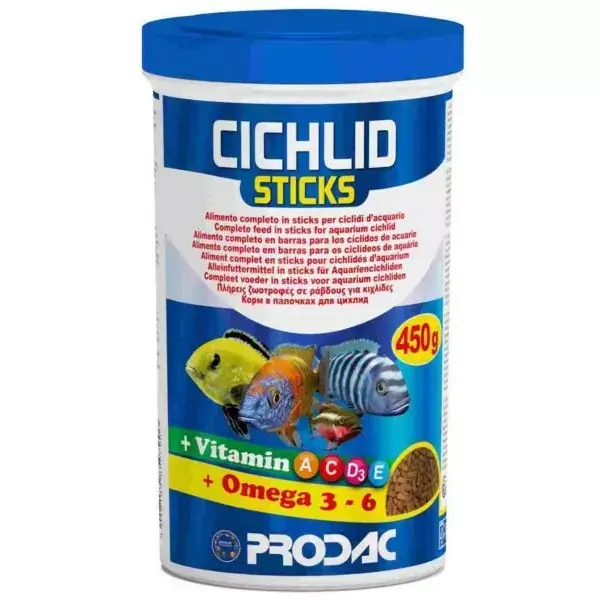 Super okazja Prodac Cichlid Sticks 1200ml 450g