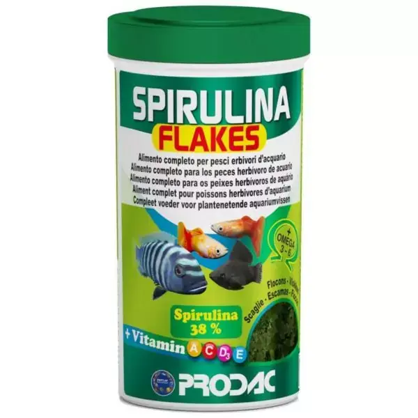 Prodac Spirulina Flakes 250ml 50Gr Tani