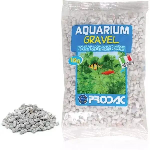 Oferta limitowana Prodac Żwir Biały Kwarcowy 6/9mm 1kg