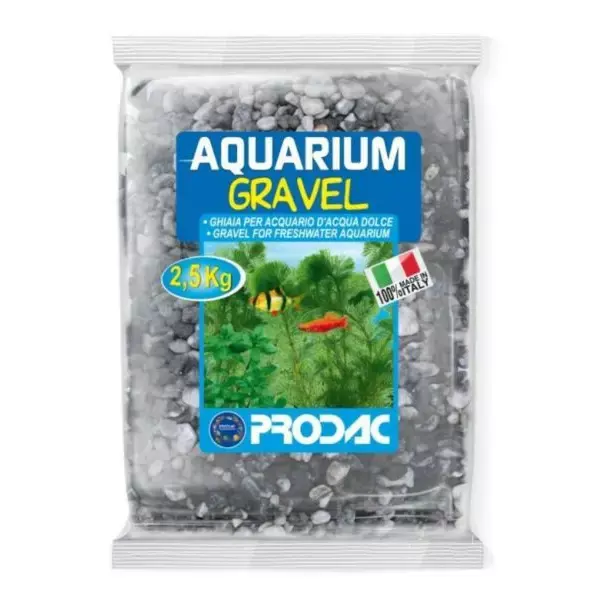 Prodac Żwir Kwarcowy Szary 2-4mm 2,5kg Wysoka jakość