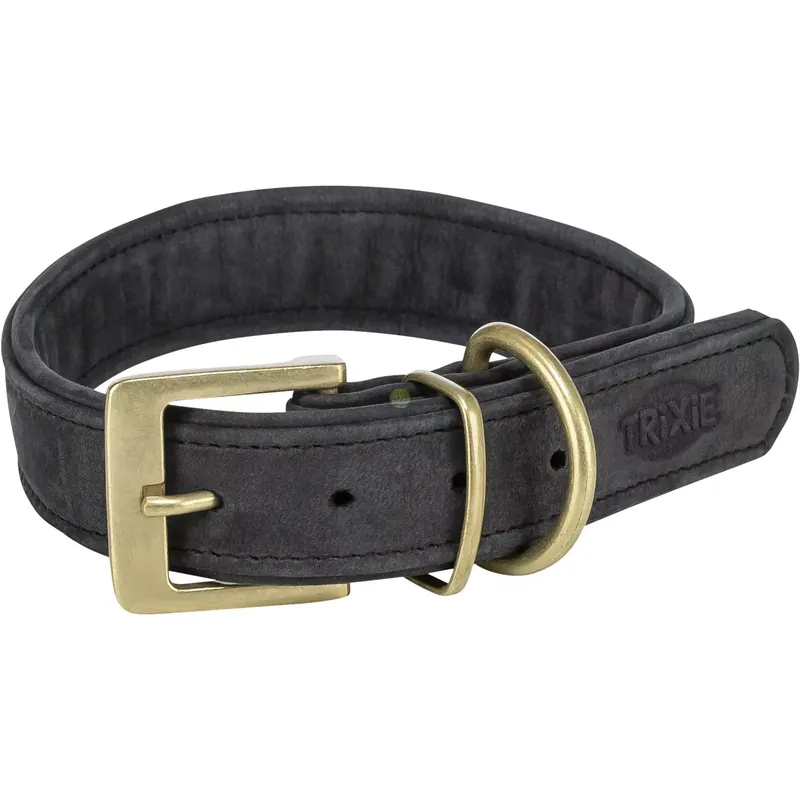 Zamów teraz Pure, obroża, dla psa, skórzana, czarna, M 36-43cm/30mm