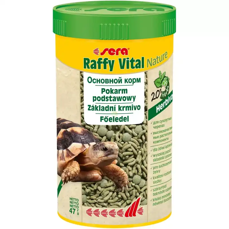 Bestseller Sera raffy Vital [250 ml] - pokarm dla gadów