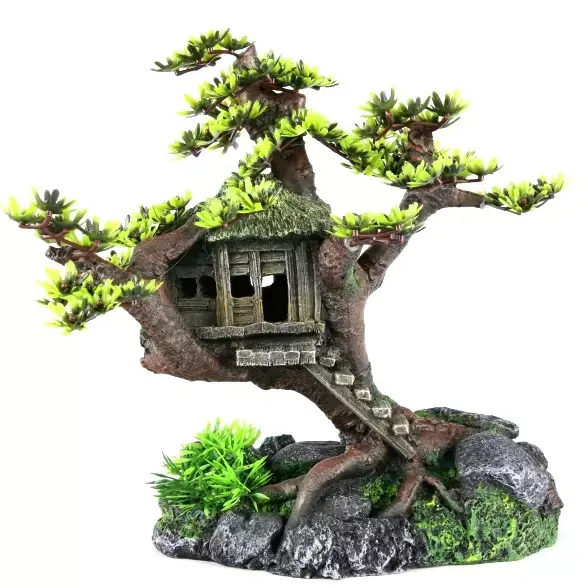 TREE HOUSE - Dom na drzewie LIŚCIE 28x15x24,5cm Nie przegap