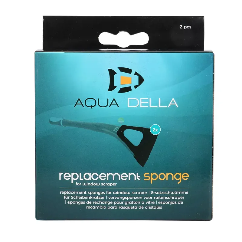 Szybka dostawa Wymienne Gąbki do Algae Scaper Sponge, czarne, 9,1x16x1cm, 2szt.