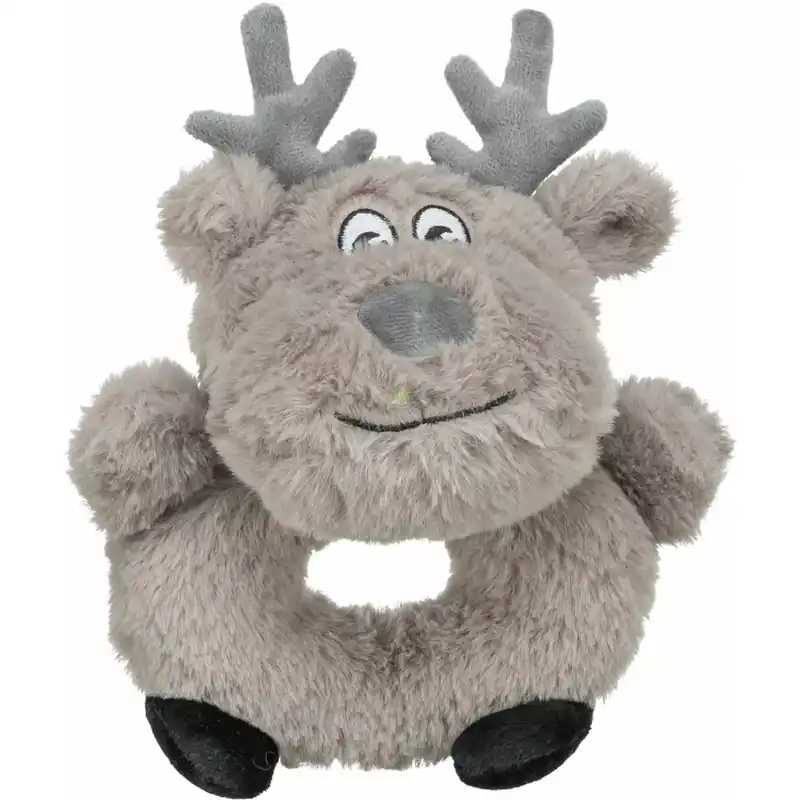 Najlepsza cena Xmas Renifer, zabawka, dla psa, plusz, 24cm