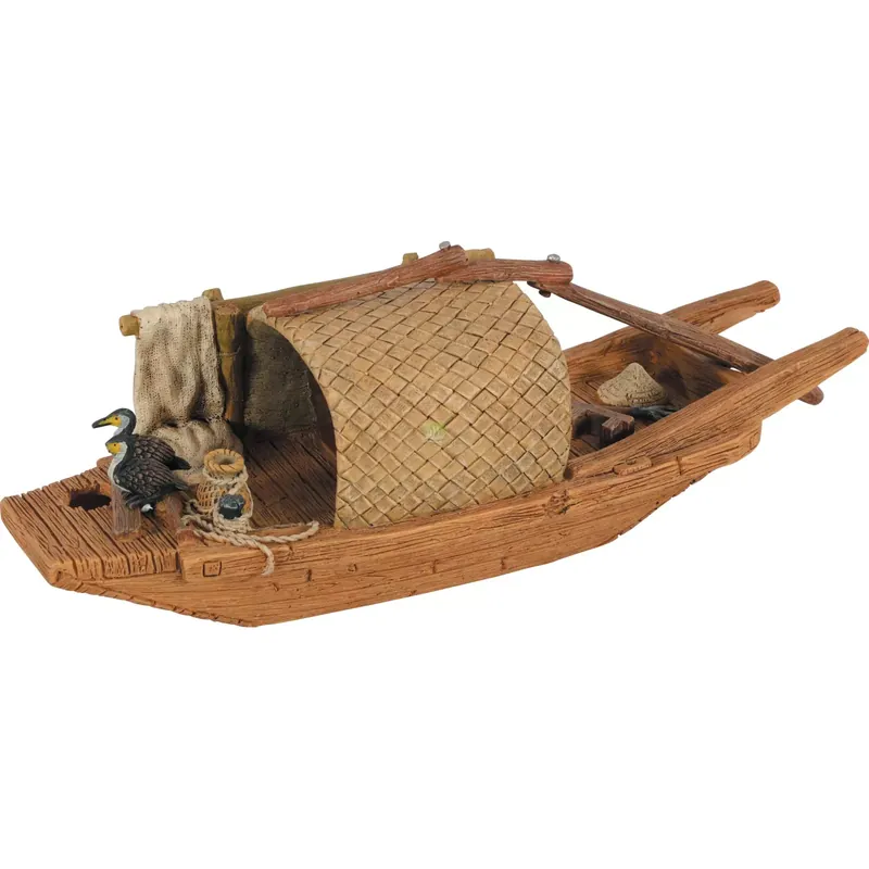 Zolux Ozdoba do akwarium Łódź rybacka model 2l 9x27,8x10,7cm Bezpieczne zakupy